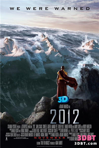 3D电影《2012世界末日》左右3D版 国语高清 下载