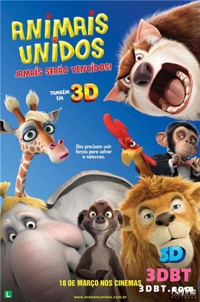 3D电影《动物总动员》3D左右格式 Animals United 3D 高清网盘+迅雷 下载